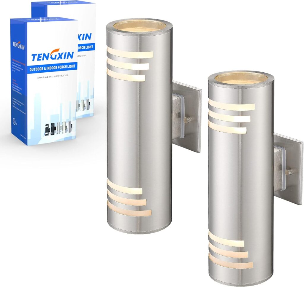 Modern Brushed Nickel Wall Sconces for Entryway 2026