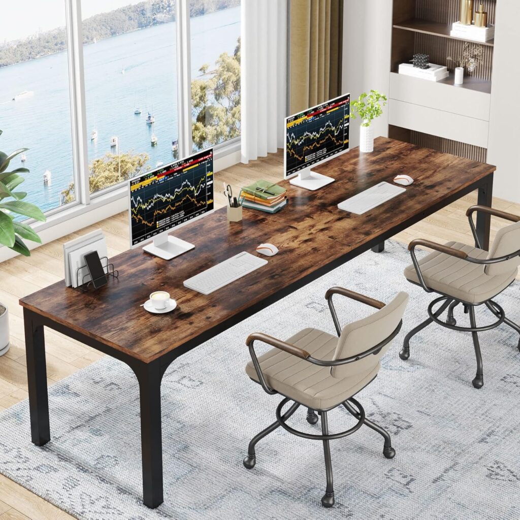 Extra Long 2-Person Desk for Home Office 2026