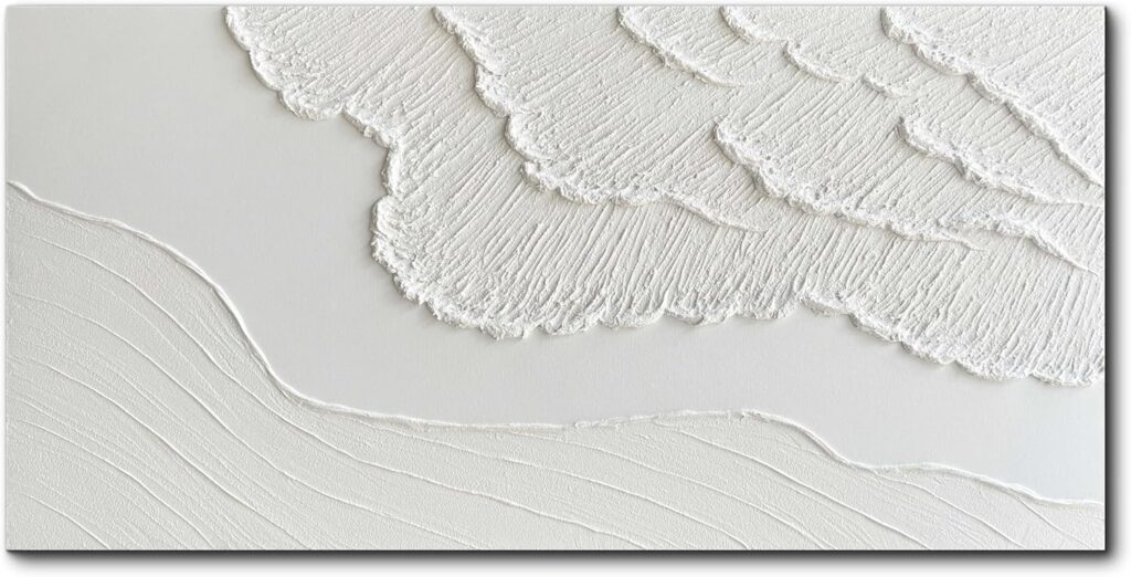 Coastal Abstract Canvas for Living Room 2026