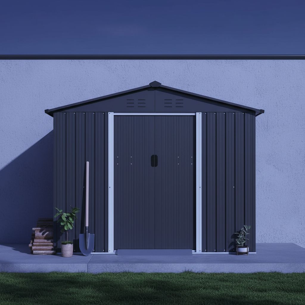 6×8 Steel Garden Shed for Backyard: Honest Review