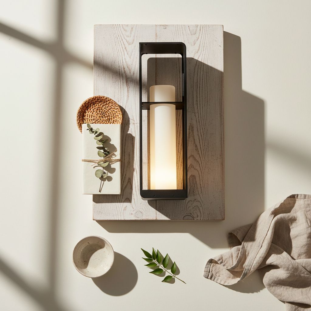 Modern metal corner floor lamp with waterproof housing in neutral finish, displaying warm white 3000K LED light — hero view 2